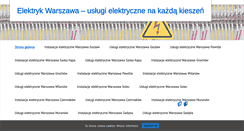 Desktop Screenshot of elektryk-warszawa.com.pl